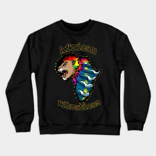 African jah Vibrations Crewneck Sweatshirt